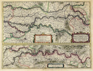 Niederrhein Original Kupferstich Landkarte Hondius 1633 - Bild 1 von 1