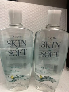 AVON SKIN SO SOFT ORIGINAL BATH OIL (2 OIL PIECES)24.6FLOZ NEW SEALED - Picture 1 of 2