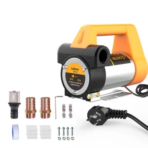 Electric Oil Transfer Pump Auto Kerosene Diesel Pump Reversible Oil Extractors - Picture 1 of 6