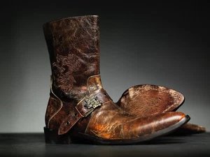 NEW !Mark Nason SKIDWAY Dragon Rock Boots US 9.5 Distressed Brown Made In Italy - Picture 1 of 7
