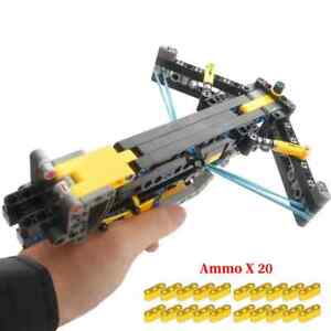Technic DIY MOC Crossbow Arrow Weapon Building Toys For LEGO Blocks With Bullets