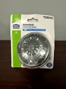 Project Source Chrome Round Fixed Shower Head 1.8-GPM (6.8-LPM) - Picture 1 of 3