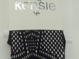 Women's Tights - Kensie Girl Black FISHNET TIGHTS - S/M - $20 MSRP - Picture 1 of 5