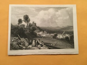 KJ) Original 1834 Aurillac Cantal Francia Paisaje Grabado Anual - Imagen 1 de 1