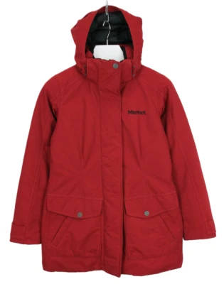 MARMOT 700 Fill Down Jacket Women's SMALL Duck Down Insulated Hooded Two Way Zip - Image 1 of 4