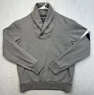 American Rag Collared V-Neck Jumper Men’s size M Sweater Pullover Grey Cotton - Изображение 1 из 4