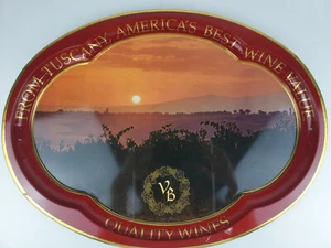 VB Werbung ovales Serviertablett aus der Toskana, Amerikas bestem Weinwert - Bild 1 von 2