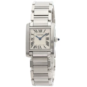 CARTIER Tank francaise SM Watches W51008Q3 Stainless Steel/Stainless Steel L... - Picture 1 of 24