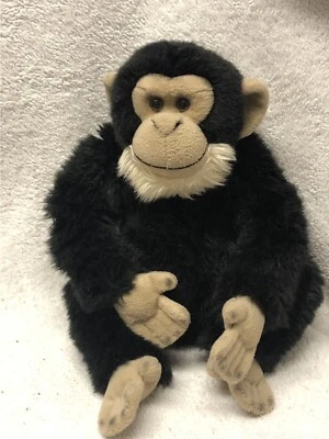 Webkinz Signature Chimpanzee Plush Monkey Stuffed Jungle Animal WKS1002 No Code  - Image 1 of 4