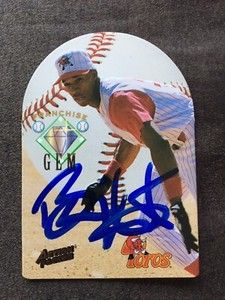 1995 Action Packed #70 Brian L. Hunter Franchise Gem Signed Autographed