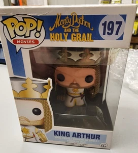 Funko POP Movies Monty Python and The Holy Grail King Arthur 197 Vinyl Figure - Picture 1 of 9