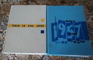 2 Blue and Gold Yearbooks Annuals University of California 1956 and 1957 - Foto 1 di 17