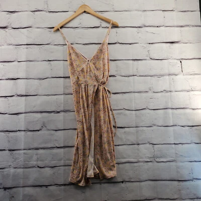 Vestido envolvente BCBGENERATION para mujer pequeño sin mangas floral multicolor nuevo con etiquetas Foto 1 de 4