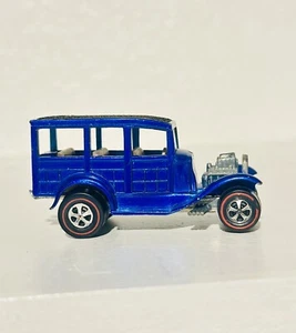 Vintage Hot Wheels 1969 Redline TAN INT TEXTURED ROOF HTF Classic 31 Ford Woody - Picture 1 of 6