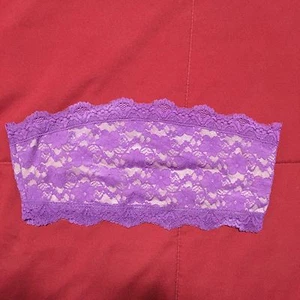 NWOT Kimchi Blue Purple Lace Bandeau Small Urban Outfitters - Foto 1 di 3
