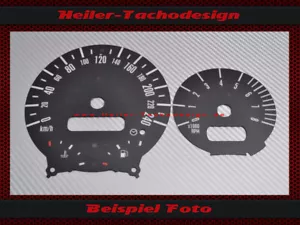 Tachimetro per Mini Cooper R50 150 Mph a 240 Kmh simboli - 1 circa Ø15cm - Foto 1 di 3