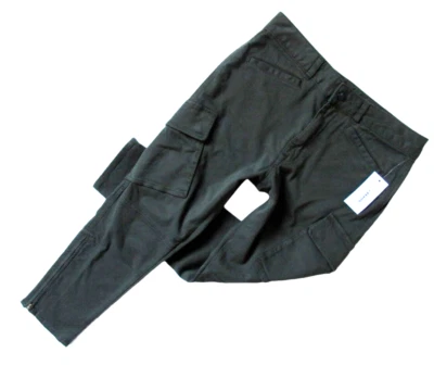 Pantalones de sarga elásticos cortos utilitarios verde malaquita marca J Margho 24 nuevos con etiquetas Foto 1 de 4