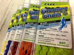 Taya Greener Chain 410H 1/2"x1/8" 112 Links Single Speed Bike Chain - Picture 1 of 10