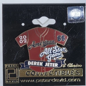 Prendedor de camiseta del Juego de Estrellas de Derek Jeter 2002 de los Yankees de Nueva York #2 de Peter David NY - Imagen 1 de 2