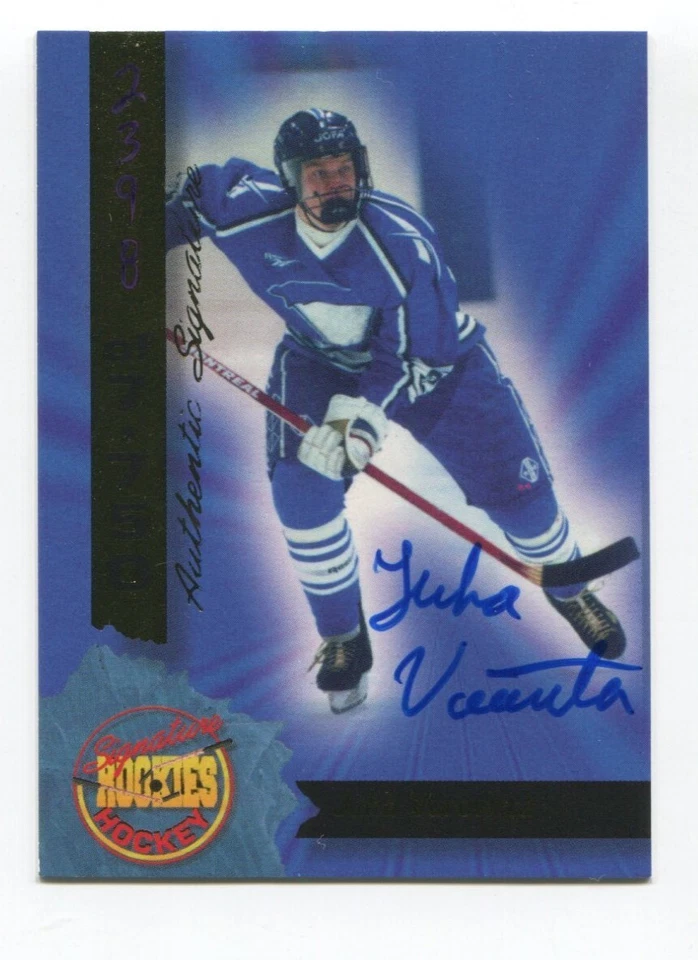 1994 Signature Rookies Juha Vurovirta Signed Card Hockey NHL Autograph AUTO #29 - Image 1 of 2