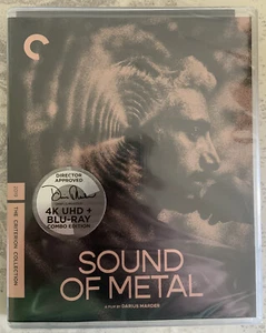 Sound of Metal Criterion Region Free 4K UHD Region A Blu Ray Brand New - Imagen 1 de 2