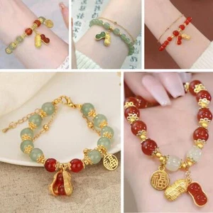 Chinese Style Lovely Beaded Bracelets 2024 New Year Gift C1U1 - Picture 1 of 16