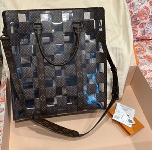 Louis Vuitton Monogram Chess Sac Plat - Picture 1 of 7