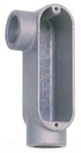 (2) BWF/Teddico 3/4" ELECTRIC CONDUIT THREDED ALUMINUM CONDUIT BODY - Picture 1 of 1
