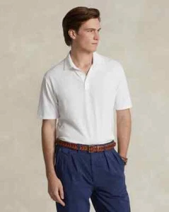 Polo Ralph Lauren Para Hombre Calce Clásico Algodón-Lino Polo Blanco XL - Imagen 1 de 6