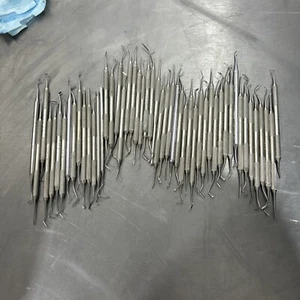 50Pc Dental Tool Lot Henry Schein Hurgfriedy Scraper Picks Mirror See Pic - Picture 1 of 7