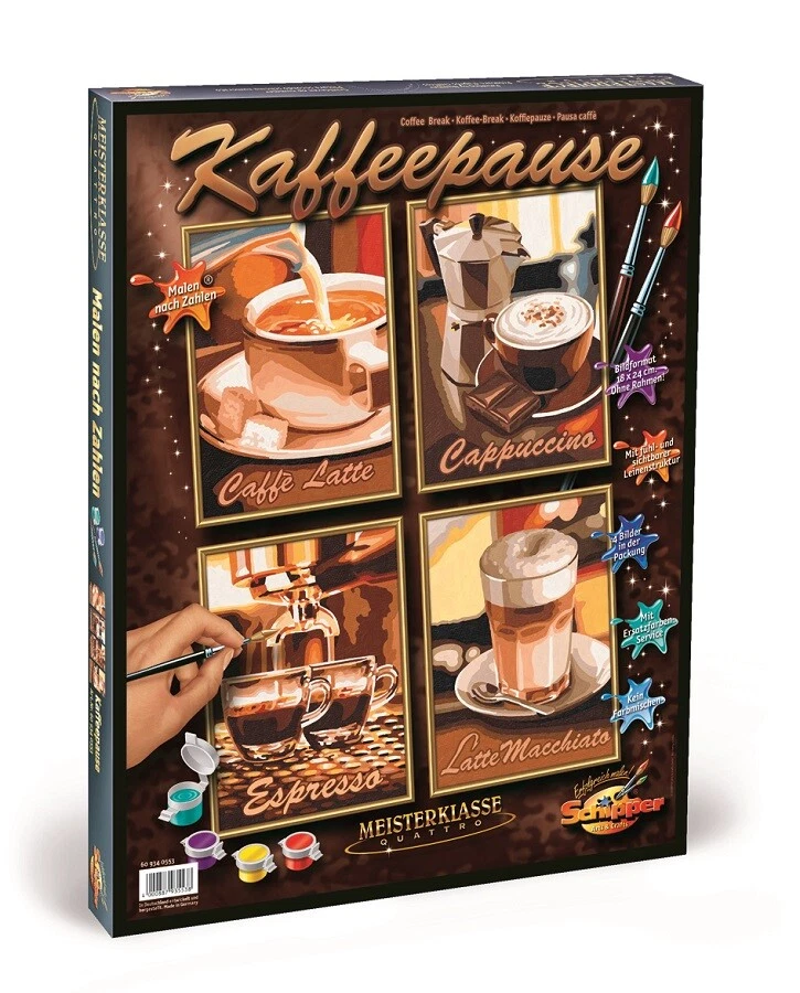 Schipper 609340553 - Malen Nach Zahlen - Kaffeepause (Quattro) - Neu - Bild 1 von 1
