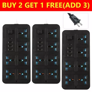 AU Power Strip Powerboard Power Board with AU Plug 3 USB 1 Type-c Ports Charger - Picture 1 of 13