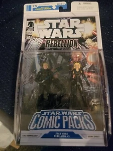 Star Wars Rebellion #3 Comic Packs Luke Skywalker And Deena Shan Hasbro - Picture 1 of 7