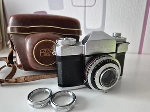 Cámara Zeiss Ikon Contaflex con lentes Proxar y funda de cuero 1274/24 - Imagen 1 de 7