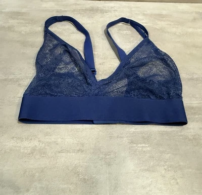 Sujetador Parade Mujer Azul Bralette Inalámbrico Correa de Encaje Ajustable Transparente Talla 1 Foto 1 de 3
