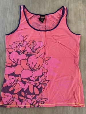 Camiseta sin mangas para mujer Lucky Brand talla S algodón rosa floral Foto 1 de 3