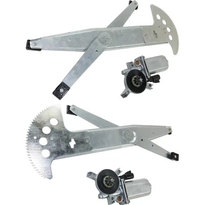 Juego de regulador de ventana eléctrica para Chevrolet Uplander 2005-2009 delantero con motor Foto 1 de 4