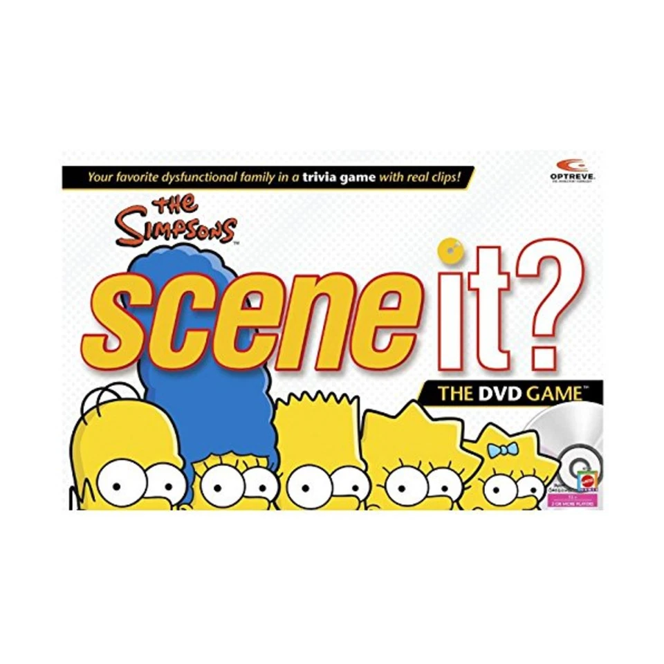 Mattel Boardgame Scene It? - The Simpsons (Large Box Ed) Box VG/NM - Image 1 of 1