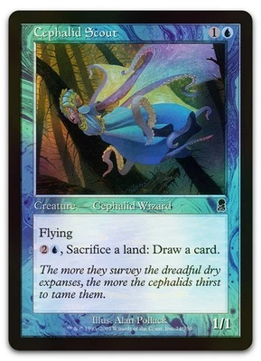 Cephalid Scout #74 (Foil) (LP) Odyssey ODY Magic MTG - Image 1 of 2