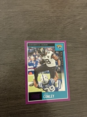 2020 Panini Score Chris Conley Purple #106 - Image 1 of 2