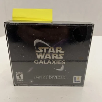 Star Wars Galaxies An Empire Divided PC CD-ROM 3-Disc-Lucas Arts Sealed - Image 1 of 4