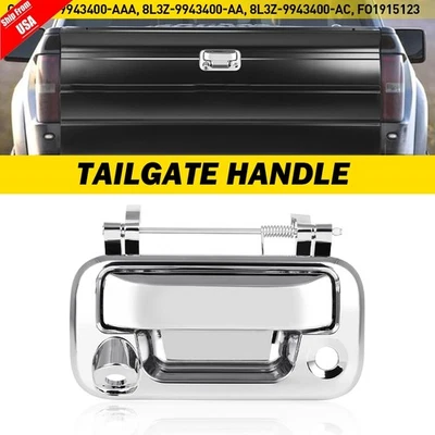 Manija del portón trasero con orificio de cámara para Ford F-150 F-250 2004-2014 F-350 F-450 F-550 Foto 1 de 4