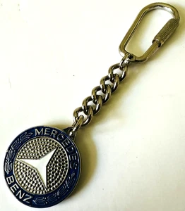Mercedes Benz Oldtimer Metall Emaille Schlüsselanhänger Concessionaria Ravi Rom Italien - Bild 1 von 5