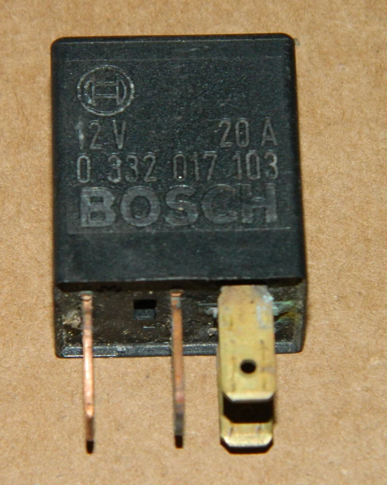 Bomba de combustível Bosch ABS iluminação relé ECU 2001 BMW R1200C 12V/20A 0332017103 - Imagem 1 de 4