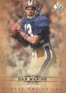 B1151- 2012 SP Authentic Canvas Legends #CL12 Dan Marino SAMPLE PIC - Picture 1 of 1