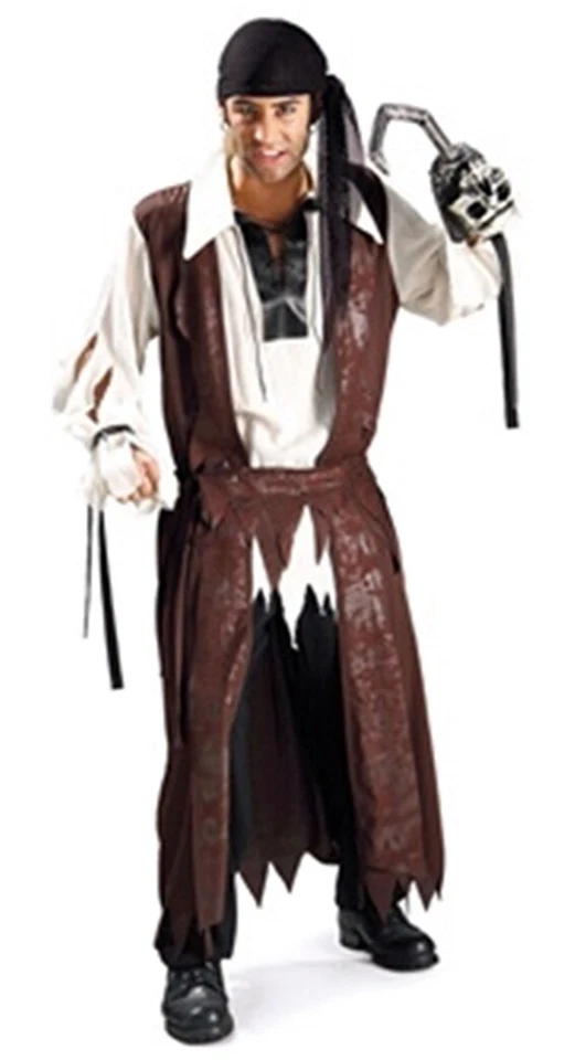 Herren Piraten Kostüm Caribbean Pirat Fluch der Karibik M-L Fasching Karneval - Bild 1 von 1