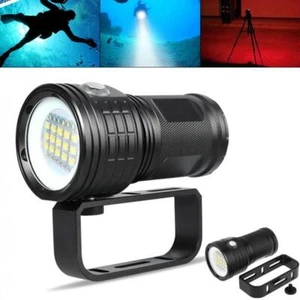 Linterna Subacuática Blanca Roja R5 Azul R5 LED 80m Antorcha para Luz de Relleno de Buceo - Imagen 1 de 12