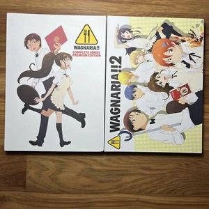 Wagnaria!! 1 & 2 DVD Box Sets No DVD Books Only See Photos Ships Fast - Imagen 1 de 7