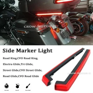 Trunk Accent Side Marker LED Light Lamp FOR Harley FLHRSE CVO Road King 2014-22 - Picture 1 of 11