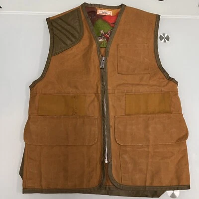 VTG SAFTBAK Men's Large Hunting Vest Game Pouch Padded Shoulder Pheasant Size ? - Image 1 of 4